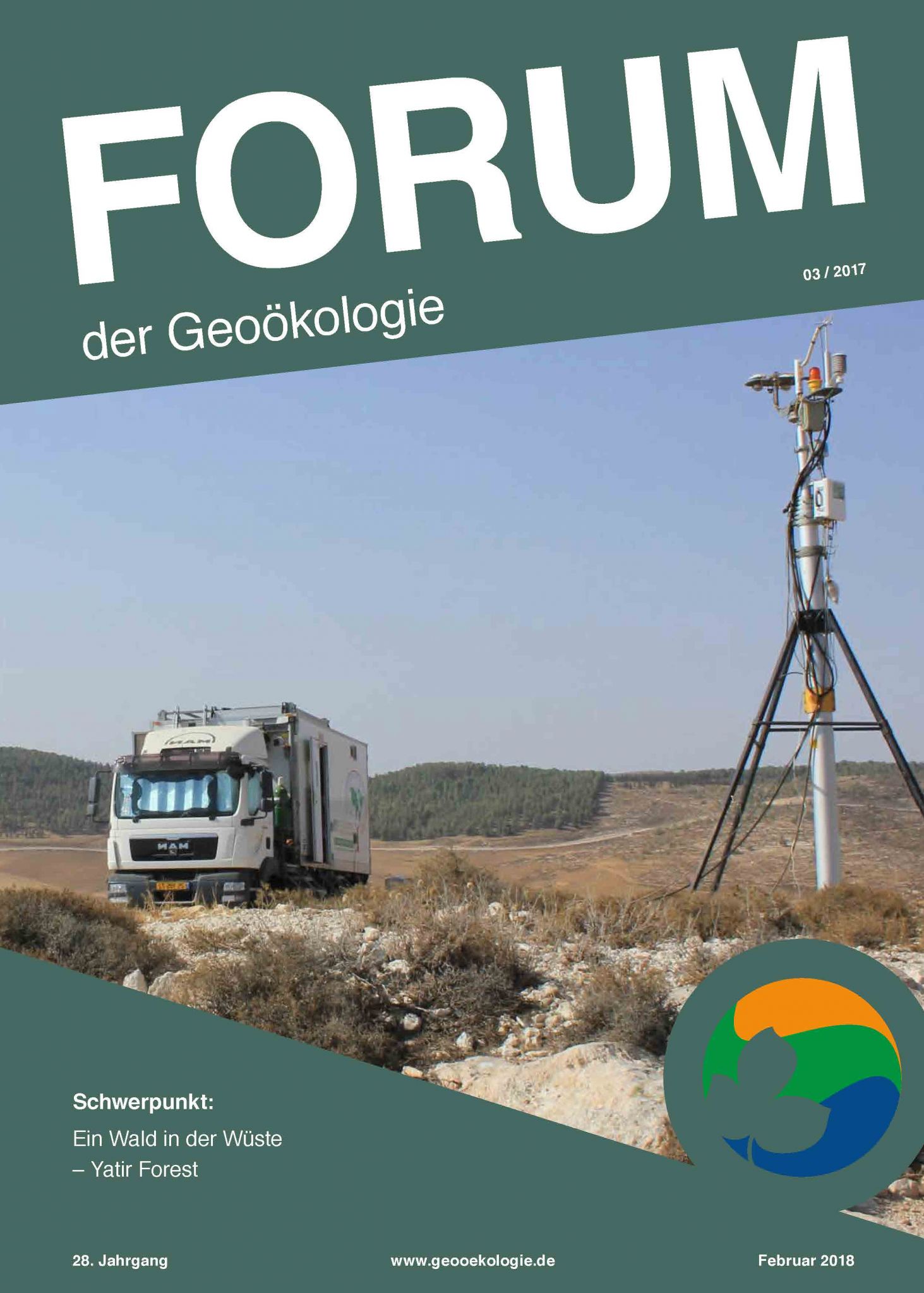 Deckblatt Forum der Geoökologie, Ausgabe 2017/3