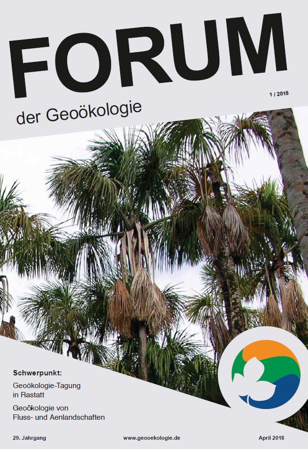 Deckblatt Forum der Geoökologie, Ausgabe 18/1