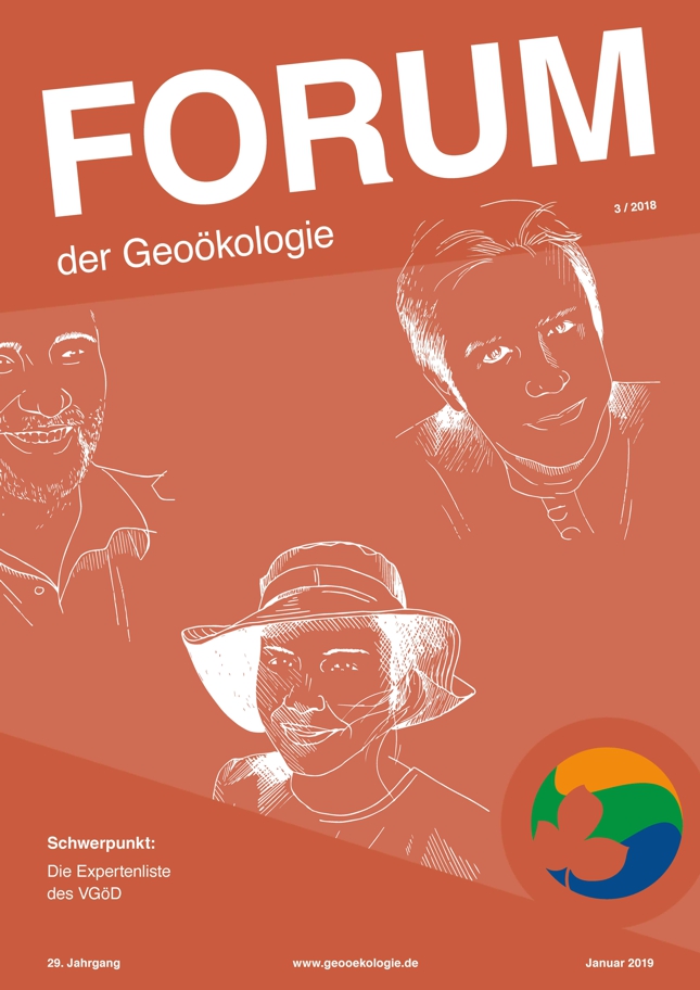 Deckblatt Forum der Geoökologie, Ausgabe 18/3