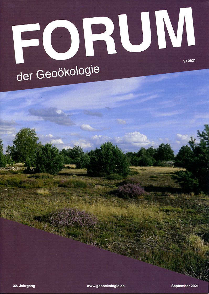 Deckblatt Forum der Geoökologie, Ausgabe 21/1